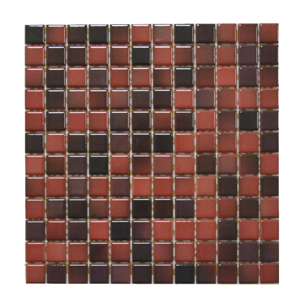 Mosaik Steuler Design E1755 70049 S2 rubin mix braun rot 30x30 cm