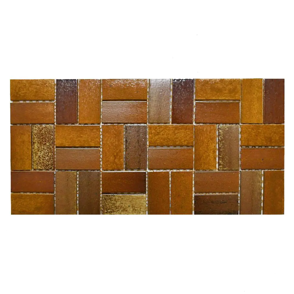 Mosaik Esto Klinker E3073 Coburg rot braun 30x60 cm