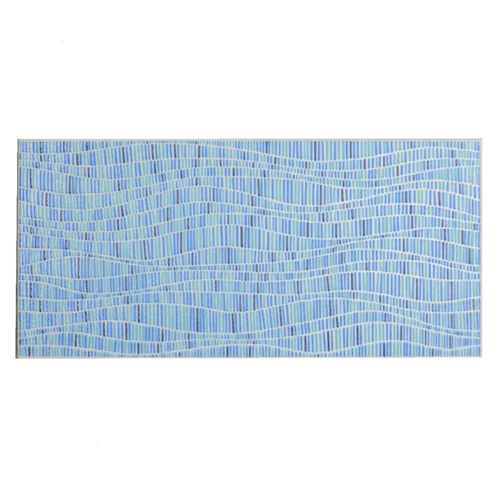 Wandfliese Dekor Steuler Design E703 26160 Oceans Five blau türkis 25x50 cm I.Sorte