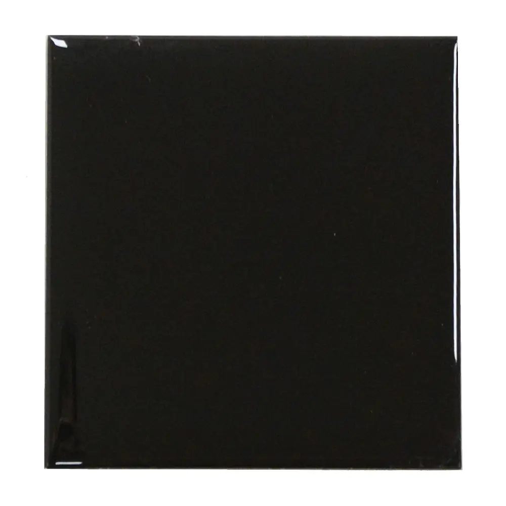 Wandfliese Grohn E1434 schwarz 11x11 cm