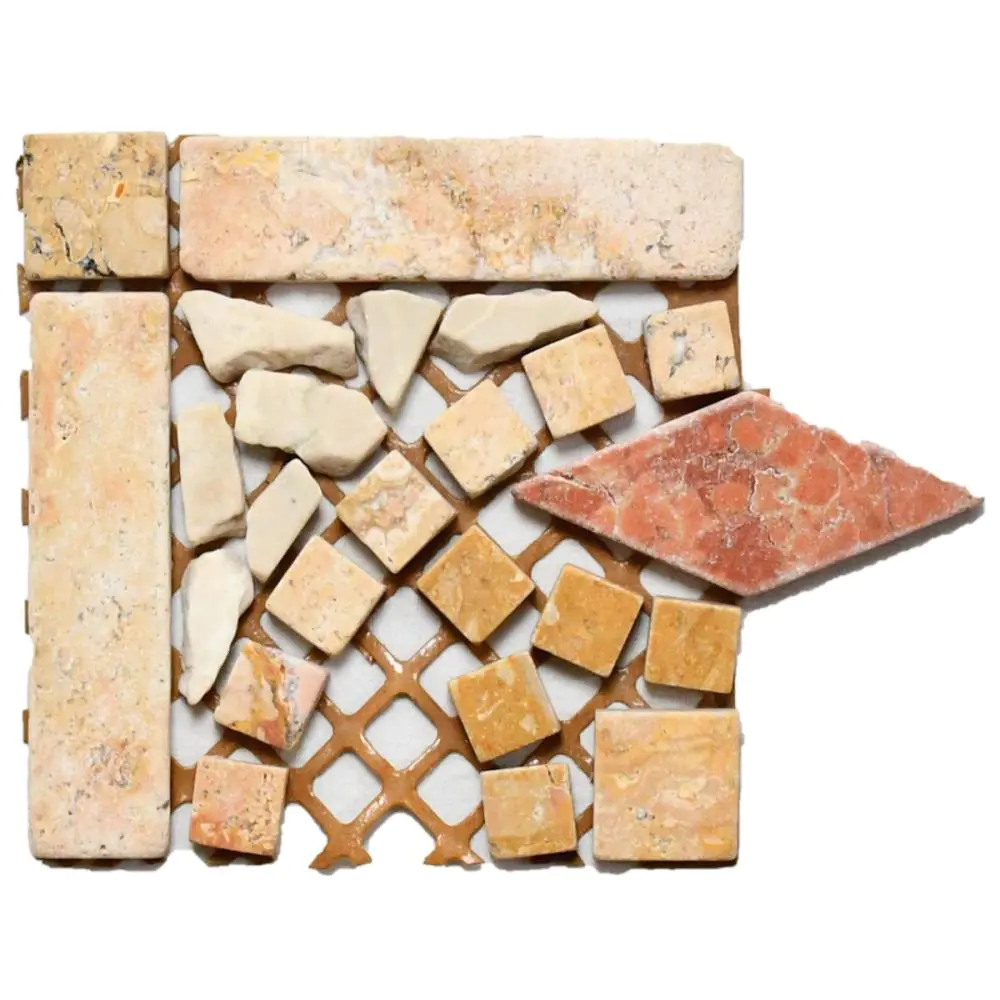 Mosaik Ecke Foredil E4895 beige 12x12 cm I.Sorte