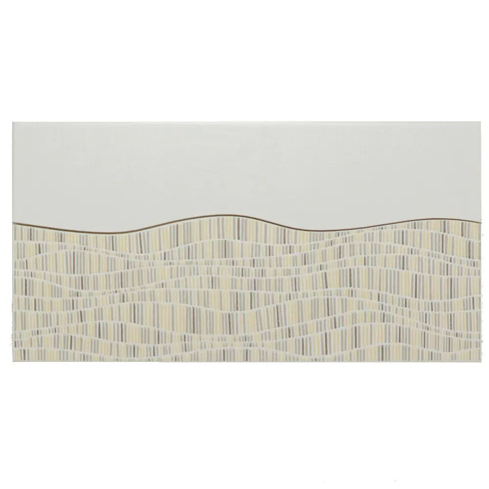 Wandfliese Dekor Steuler Design E1325 26171 Oceans Five natur braun weiß 25x50 cm I.Sorte