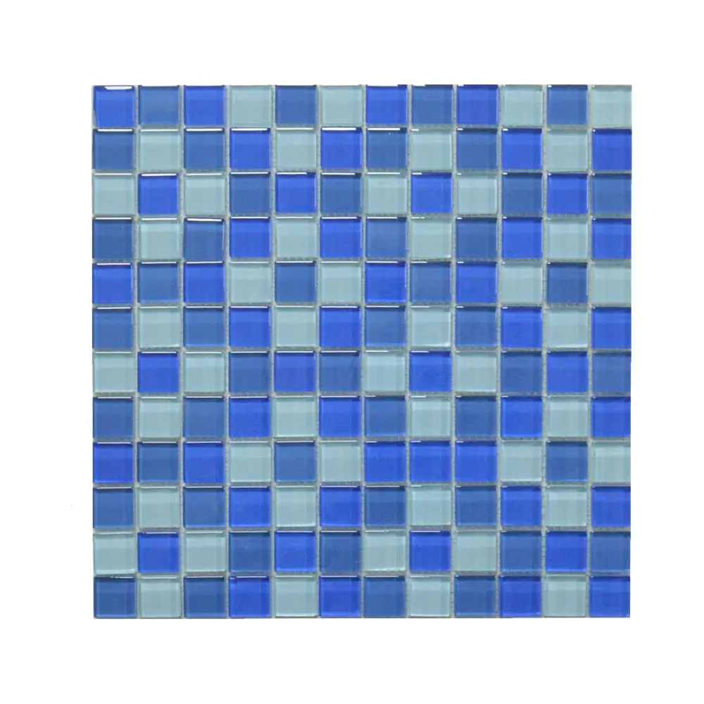 Mosaik E2216 Glas blau mix 30x30 cm